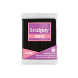 ARCILLA POLIMERICA SOUFFLE SCULPEY NEGRO