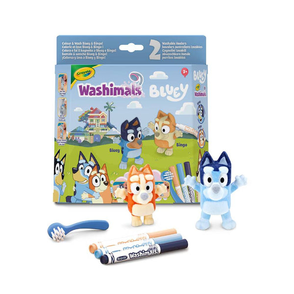 WASHIMALS BLUEY - SET BLUEY & BINGO