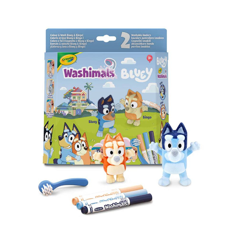 WASHIMALS BLUEY - SET BLUEY & BINGO