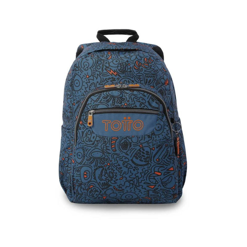 MOCHILA ACUARELESCOMIC AZUL