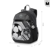 TOTTO mochila champion gris y negra talla M