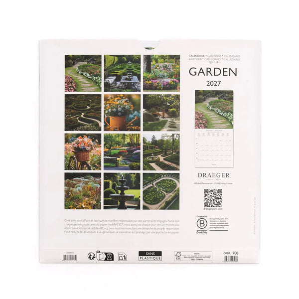 Calendario 2027 Grande Jardines Draeger