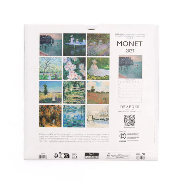 Calendario 2027 Grande Monet Draeger