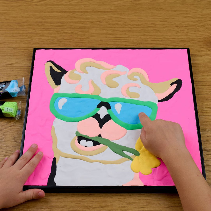 manualidades con pasta de modelar de secado al aire para niños diseño 3D