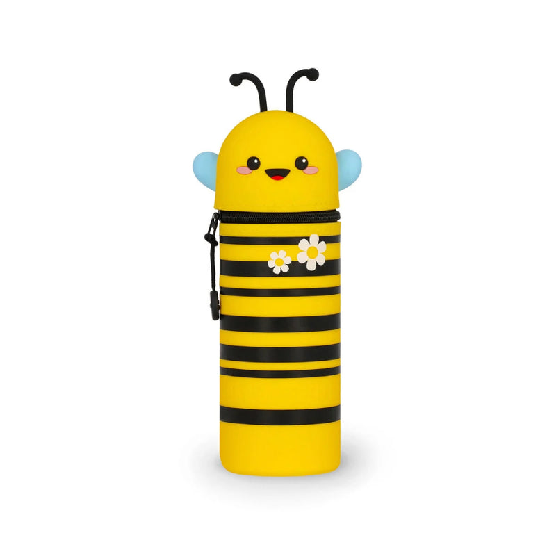 KAWAII - 2-IN-1 SILICONE PENCIL CASE - BEE