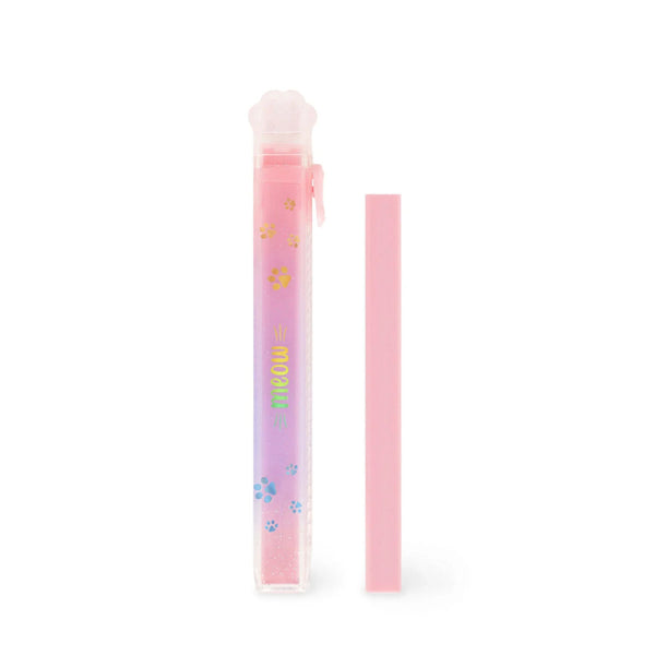 MEOW - RETRACTABLE ERASER WITH REFILL - KITTY