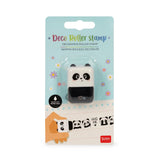 DECO ROLLER STAMP - DECORATIVE ROLLER STAMP - PANDA - BLACK INK
