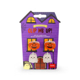 CLIP ME UP! - SET OF 4 MINI HAIR CLIPS - GHOST + BAT HALLOWEEN