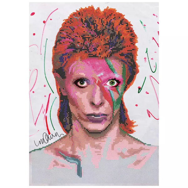 Pintar por diamantes DAVID BOWIE A4 diamantiny level up nice