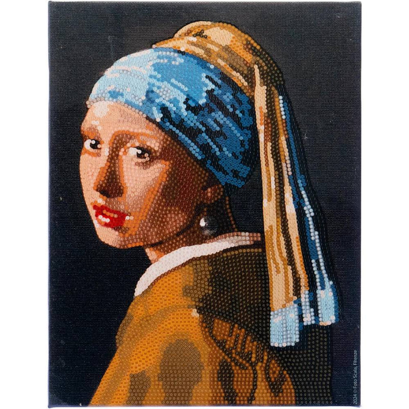 lienzo la chica de la perla diamantiny