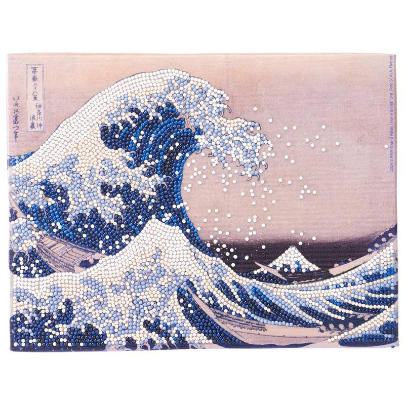 lienzo terminado diamantiny la gran ola kanagawa