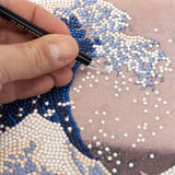 detalles diamantiny la gran ola kanahgawa pintar por diamantes