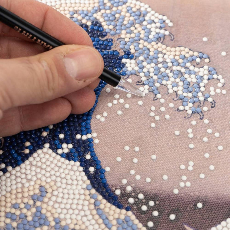 detalles diamantiny la gran ola kanahgawa pintar por diamantes