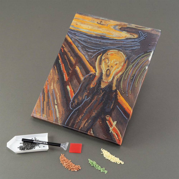 lienzo pintar por diamantes diamantiny el grito