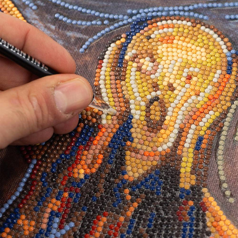 lienzo diamantiny pintar por diamantes el grito