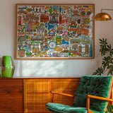 Póster para Colorear London Bloom Iconoklast