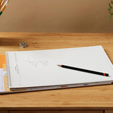 bloc de dibujo canson A4+ papel blanco con recuadro 20 hojas