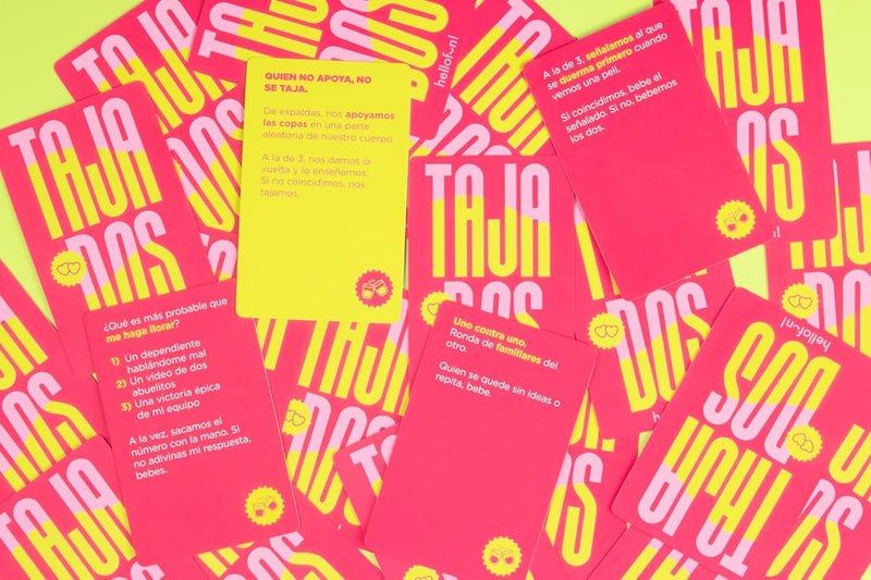 juego de cartas para beber tajados