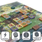 juego de mesa diluvio tablero de la selva
