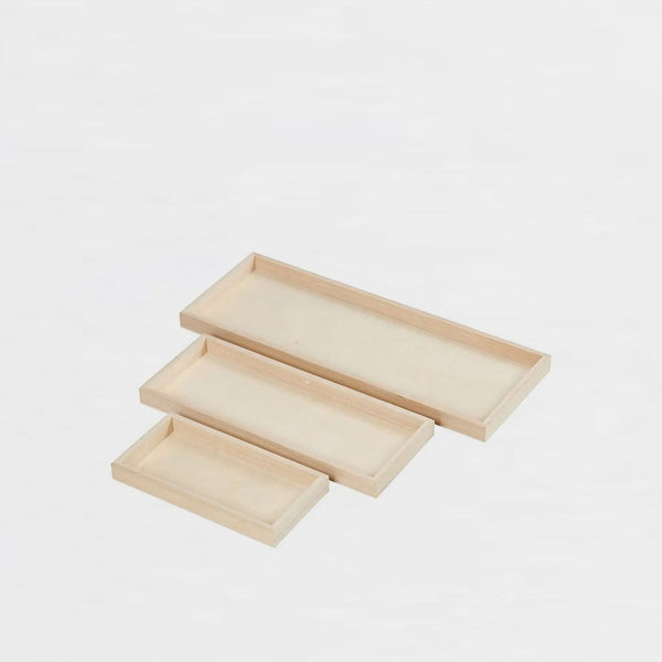 Set 3 Bandejas Madera Árbol del Té