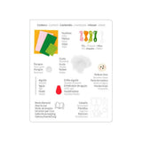 contenido del set tejer conejito de fieltro artemio