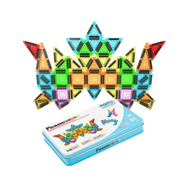 PICASSO TILES MINI BLOQUES MAGNETICOS 50 PIEZAS