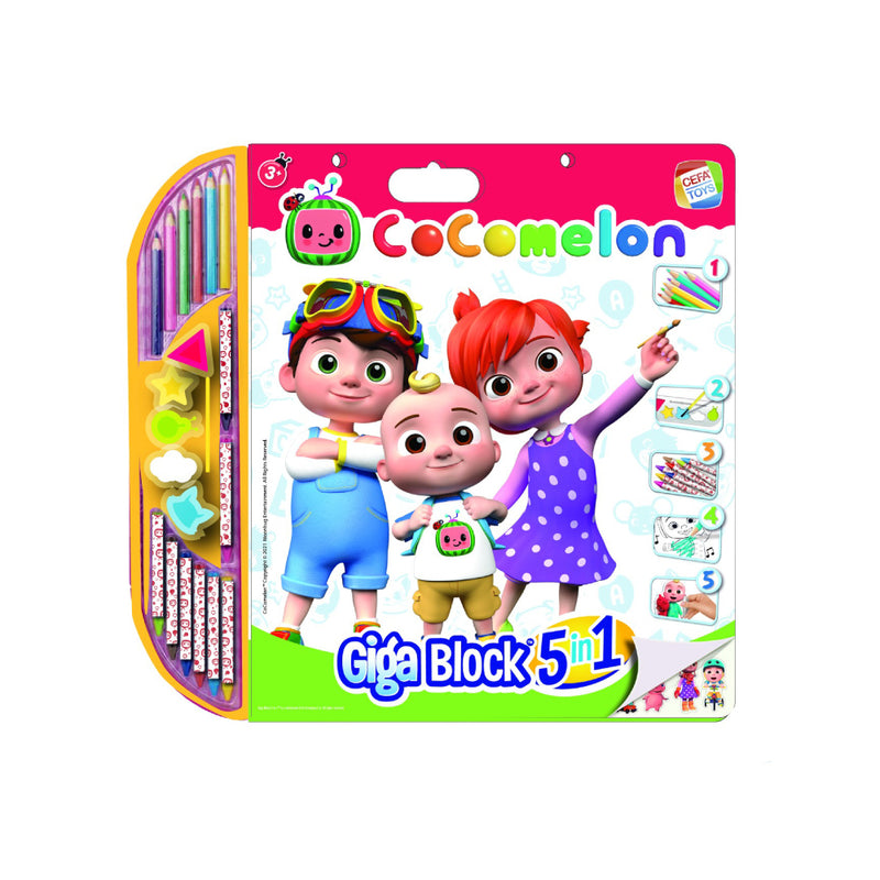 LIBRO ACTIVIDADES GIGA BLOCK 5 EN 1 COCOMELON