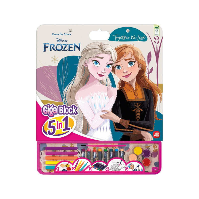 LIBRO ACTIVIDADES GIGA BLOCK 5 EN 1 FROZEN