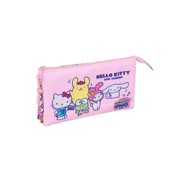 PORTATODO TRIPLE HELLO KITTY & FRIENDS