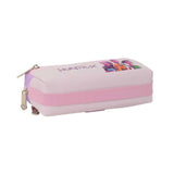 estuche escolar 3 cremalleras rosa kpop guerreras