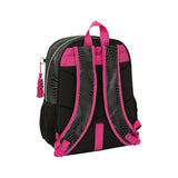 kpop guerreras mochila escolar negra niñas