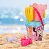 cubo y palas para la playa minnie mouse