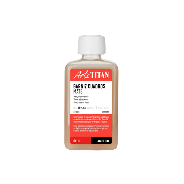 Titan 250ml Barniz Cuadros Mate