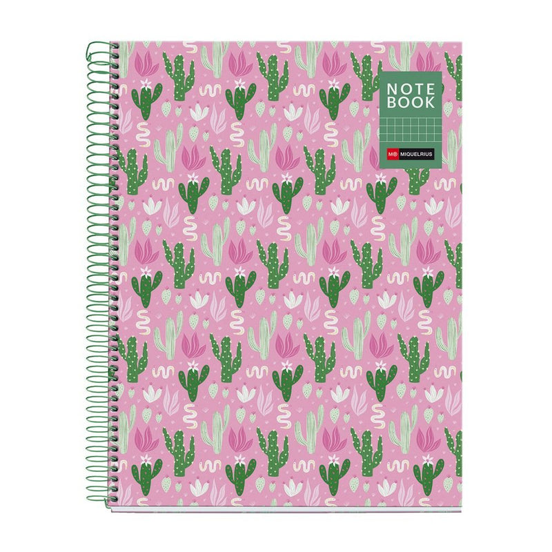 Cuaderno A4 Cuadrícula Cactus Miquelrius