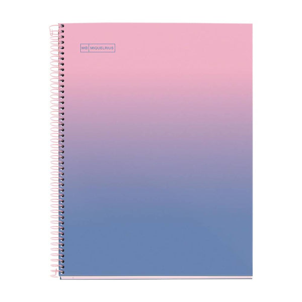 Cuaderno A4 80H CLA 90G GRADIENT ROSA&AZUL