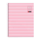 Cuaderno A4 80 CLA BETWEEN THE LINES ROSA