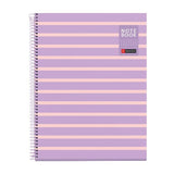 Cuaderno A4 80 CLA BETWEEN THE LINES MALVA