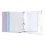 Pasta de argolas A4 Miquelrius com recargas de lavanda