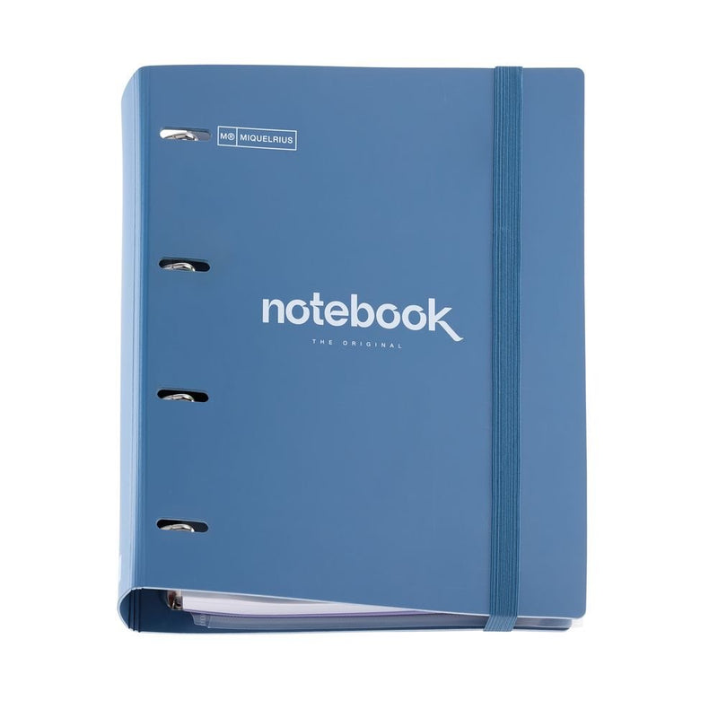 Pasta Miquelrius A4 com Recargas Azul Marinho