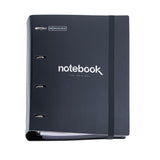 Pasta de argolas A4 Miquelrius com recargas pretas