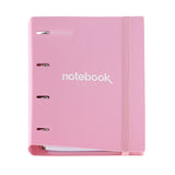 archivador A4 con anillas rosa miquelrius