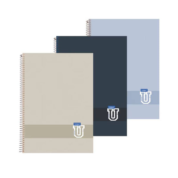 PACK 3 BLOC CAMPUS A4 T.PP 80H 90G COL vivos