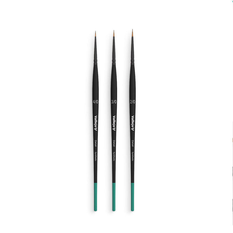 VALLEJO DEFINITION SET PINCEL SINTETICO 4/0- 3/0-2/0