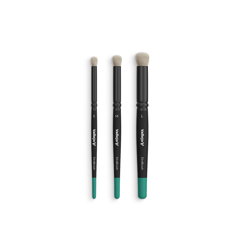 VALLEJO DRY BRUSH SET PELO NATURAL S-M-L