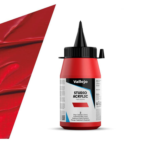 23002 - ACRILSTUDIO 500ML ROJO CADMIO TON
