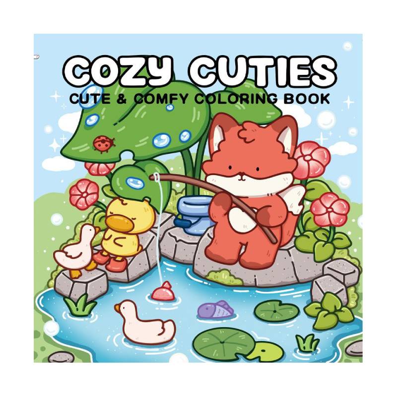LIBRO DE MODA RRSS PARA COLOREAR COZY CUTIES