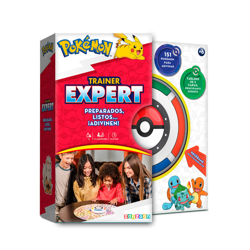 juego de mesa pokemon trainer expert para niños
