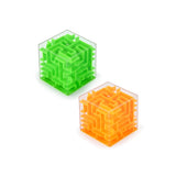 caja laberinto hucha con canica aquamarine