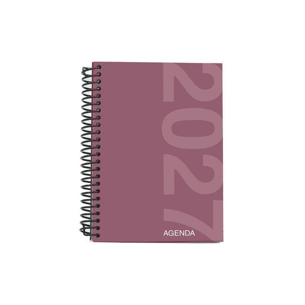 MIM AGENDA ANUAL 2027 A5 TPP DP BURGUNDI