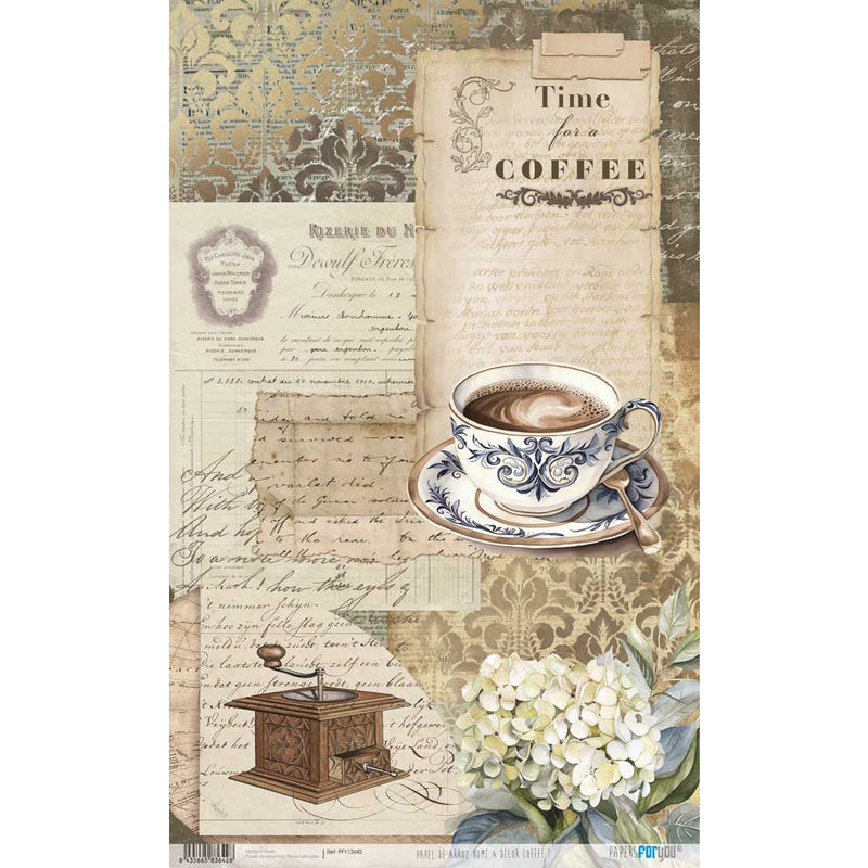 papel de arroz individual time for a coffee papers for you